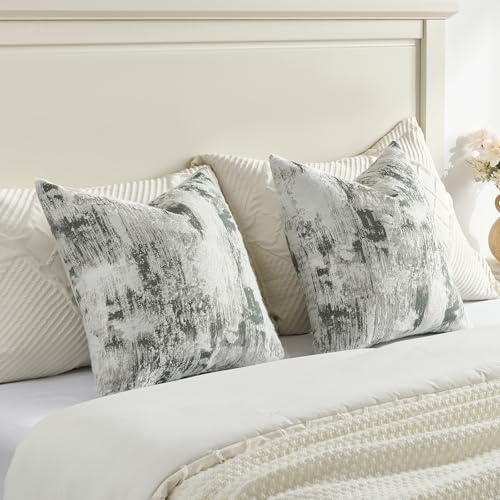 Pack of 2 Faux Cashmere Throw Pillow Covers 16x16 Inch (2 Count)