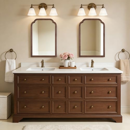 Wood Bathroom Mirrors for Wall Mounted