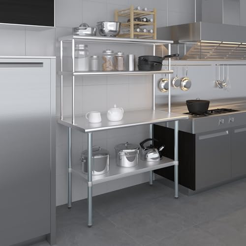 48 Inch Double Tier Overshelf