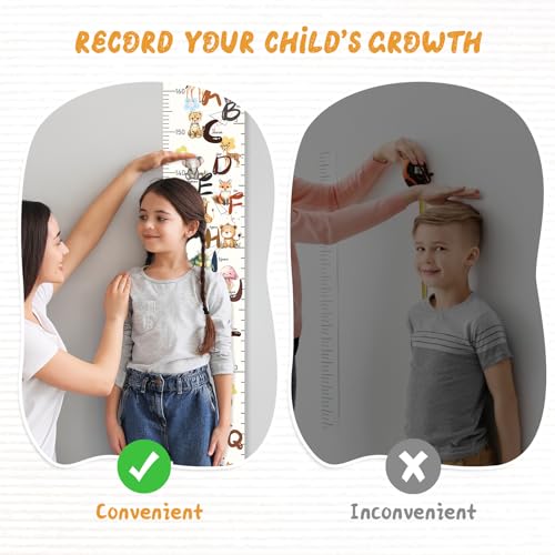 Personalized Name Growth Chart Wall Decor for Kids