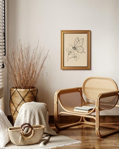 Vintage Gold Framed Wall Art for Living Room