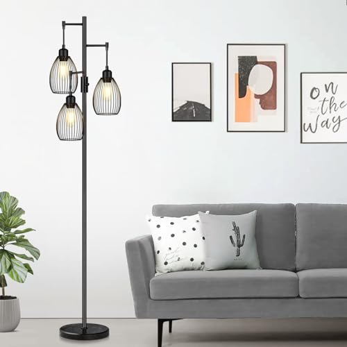 70" Dimmable Floor Lamp with Marble Base (3 Count)