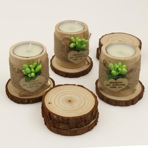 Natural Wood Slices 30 Pcs 2 (30 Count)