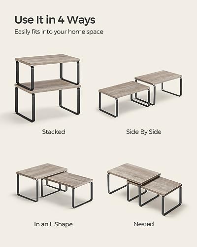 Cabinet Organizer Shelf (4 Count)