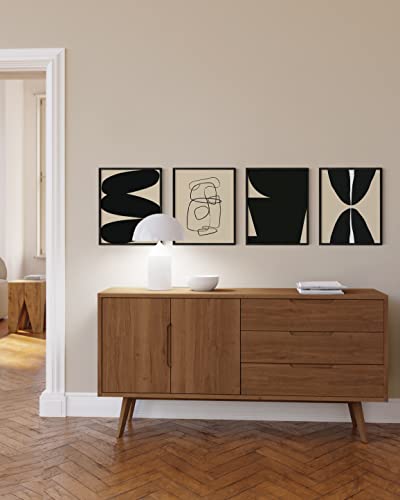 16x20 Black Oak Wood Picture Frames Set of 15