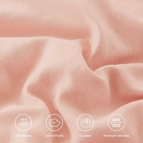 Blush Ruffle Oversized King Comforter Set