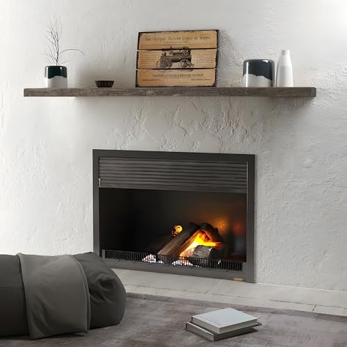 Solid Reclaimed Wood Floating Shelf 48inches Width and 8 inches Depth