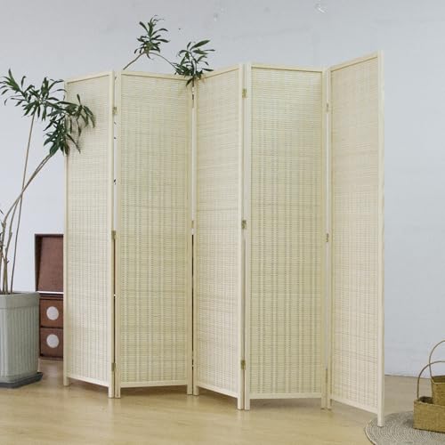 5 Panel Bamboo Room Divider
