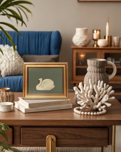 Vintage Gold Framed Wall Art for Living Room