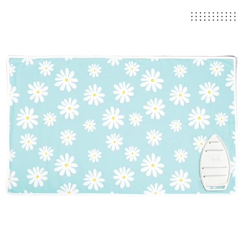 Ironing Mat Heat Resistant Pad 48"x28" Daisy Blue