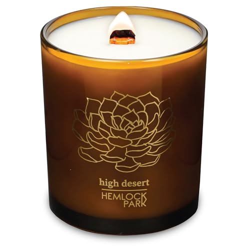 High Desert Amber & Gold Crackling Wood Wick Candle