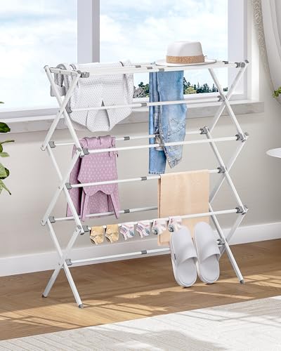 3 Tier Foldable Clothes Drying Rack