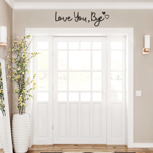 Love You Bye Wooden Wall Sign