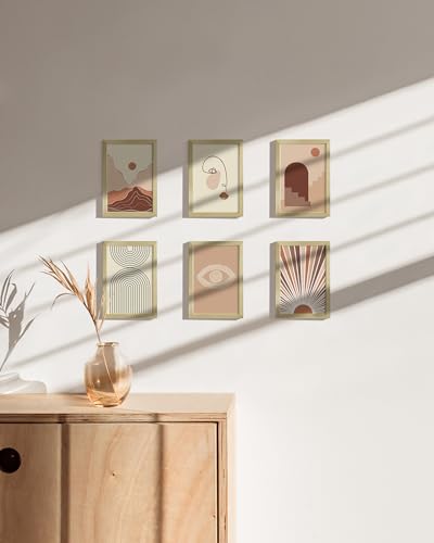 4x6 Gold Metal Picture Frames (6 Count)