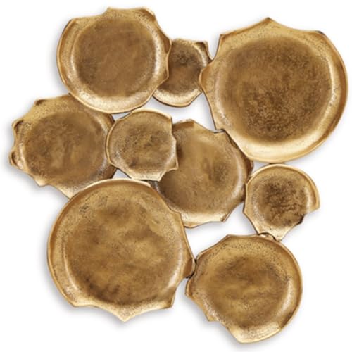 Gageton Gold Metal Wall Art Decor