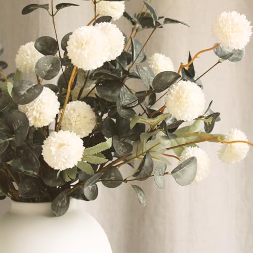 Artificial Floral Arrangements With Vase (10 Count)