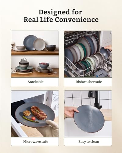 Venus Dinnerware Sets with Mugs (24 Count)