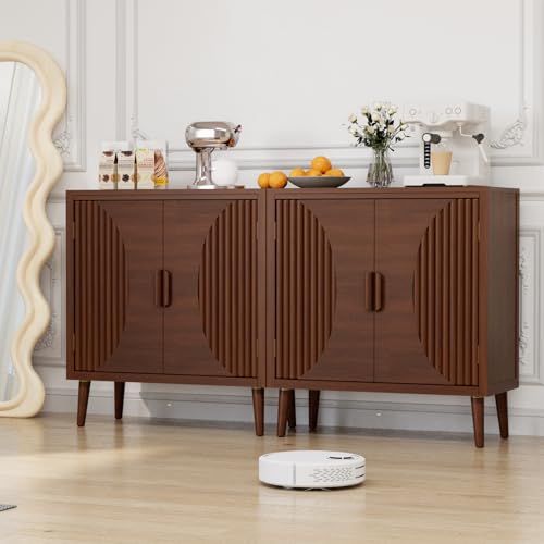 Set of 2 30" Storage Sideboards with Doors (2 Count)