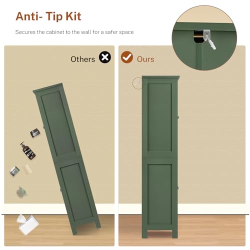 Pantry Cabinet with 4 Doors