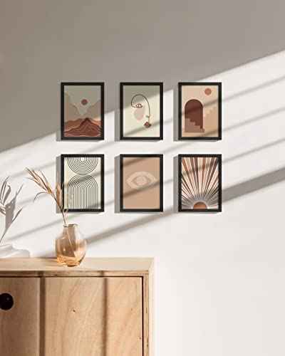 5x7 Black Oak Frame Set of 6 (6 Count)
