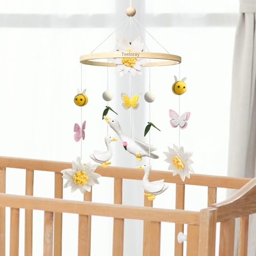 Baby Mobile for Crib Goose Nursery Decor Baby Shower Newborn Gifts