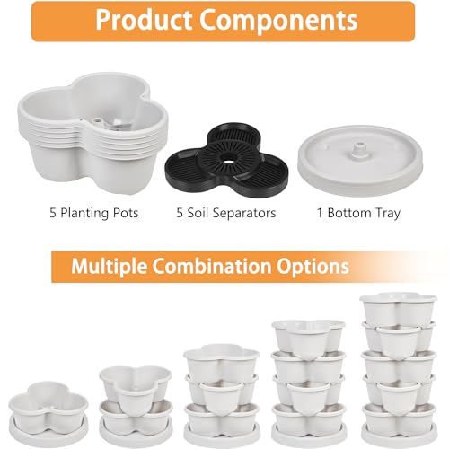 5 Tier Vertical Garden Planter (5 Count)