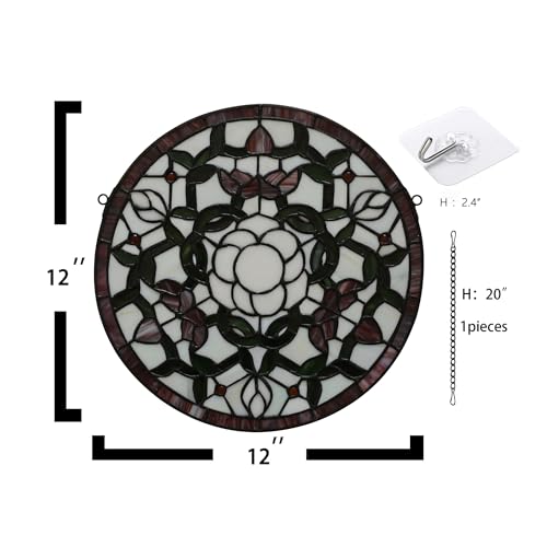 Handcrafted Stained Glass Window Panel