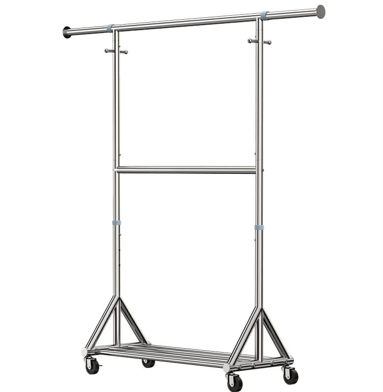 100% Stainless Steel Heavy Duty Clothes Rack Load 860 LBS