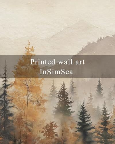 Framed Canvas Wall Art Vintage Decor