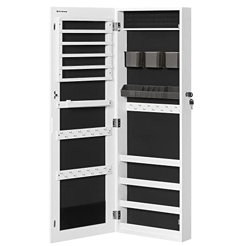 Mirror Jewelry Cabinet Armoire