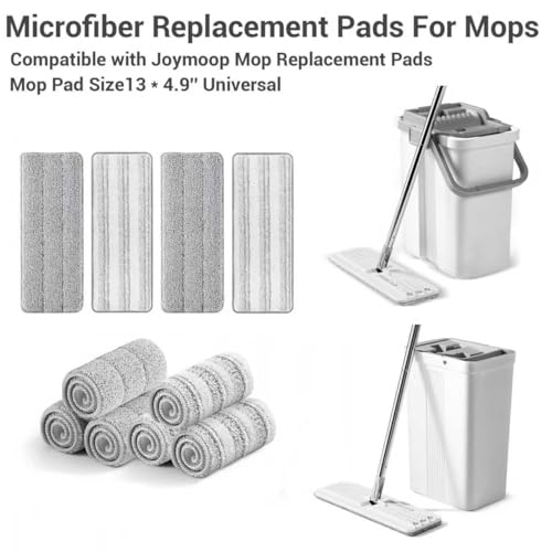 10 Pack Mop Replacement Pads for Joymoop (10 Count)