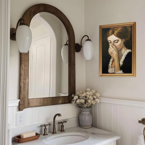 Framed Funny Bathroom Canvas Wall Art