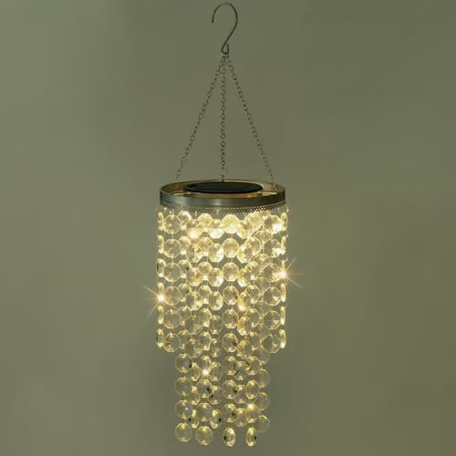 Hanging Solar Chandelier Light Outdoor Waterproof