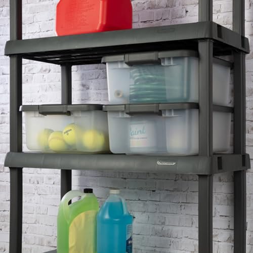 18 Pack Plastic Storage Bins w (18 Count)