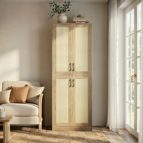 Rattan Pantry Cabinet