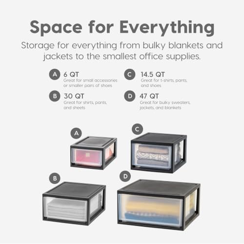 Plastic Storage Drawer Organizer (3 Count)