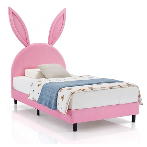 Twin Size Bed Frame with Storage Organizer