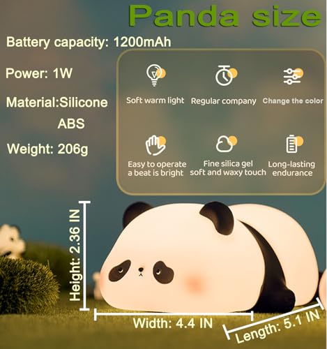 Panda Night Light for Kids