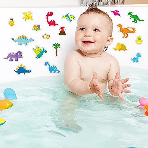 20 PCS Dinosaur Thick Window Gel Clings for Kids Toddlers (140 Count)