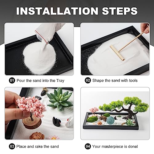 Zen Garden Kit for Desk Decor