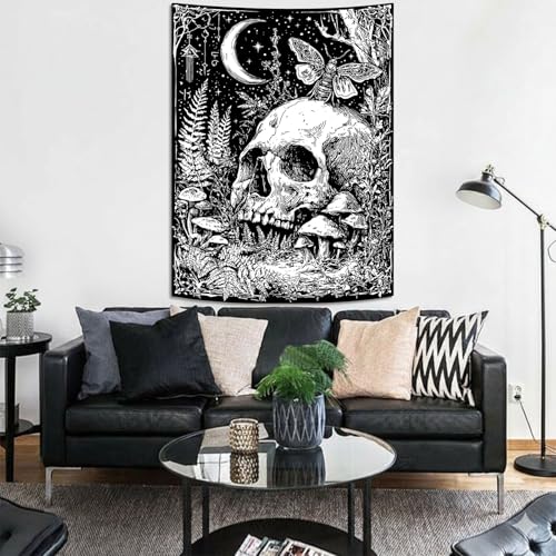 Gothic Skull Tapestry