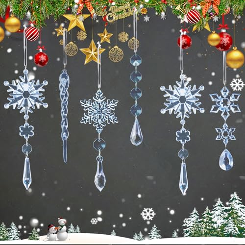 Crystal Christmas Tree Ornaments (32 Count)