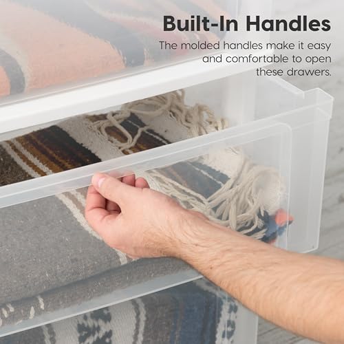 Plastic Drawer Storage Organizer Rolling Cart