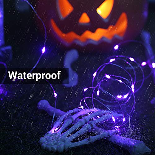 Purple Halloween Fairy Lights