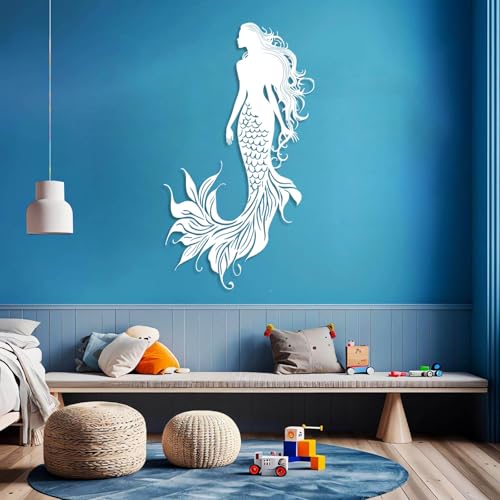 Metal Mermaid Wall Decor