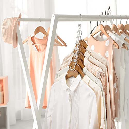 12 Pack Space Saving Hangers for Clothes (12 Count)