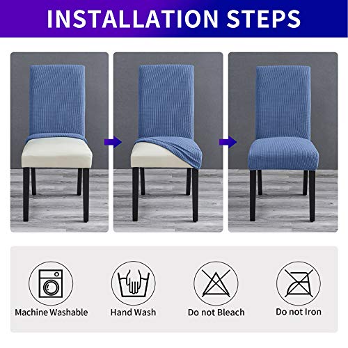 Stretch Chair Covers for Dining Room Set of 6