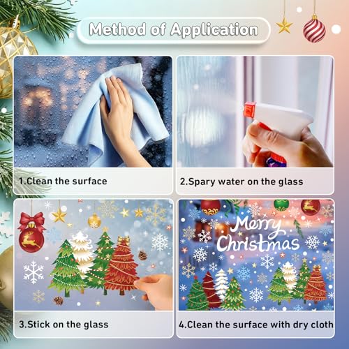 Merry Christmas Window Clings (173 Count)