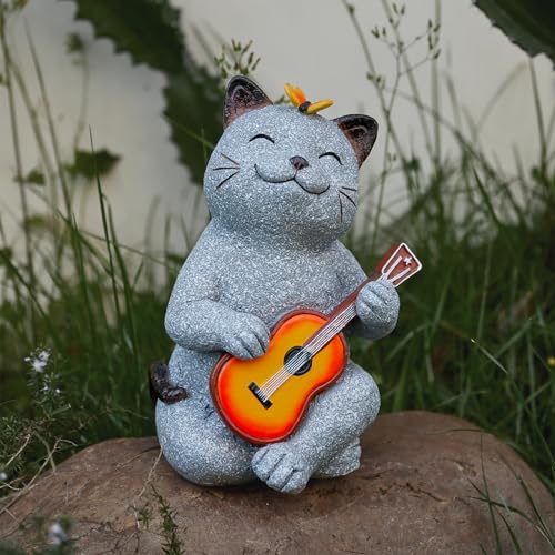 Cat Garden Statue Outdoor Decor
