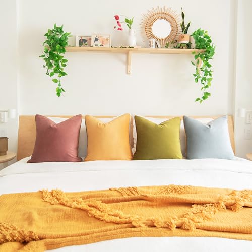 Decorative Throw Pillow Covers Cushion Cases (4 Count)